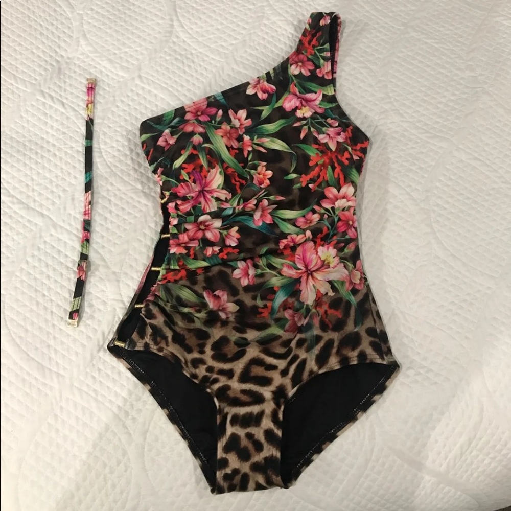 One Piece Animal Print Swimsuit